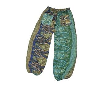 Earthbound Mandala Pants Bohemian Joggers Size Large